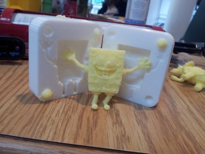 Sponge Bob Mold 3D Print 2272 Sponge Bob Mold 3D Print 2272