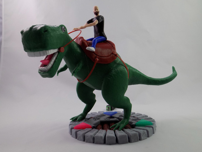 KING - My Awesome T-Rex Companion 3D Print 22885 KING - My Awesome T-Rex Companion 3D Print 22885