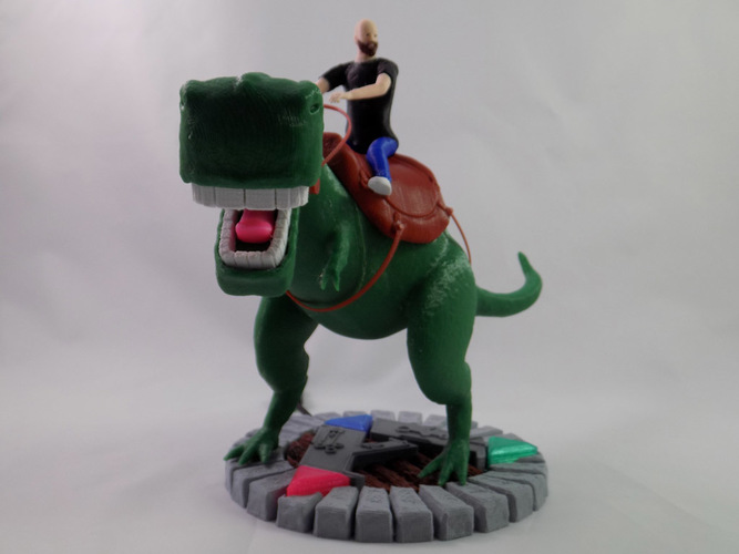 KING - My Awesome T-Rex Companion 3D Print 22895 KING - My Awesome T-Rex Companion 3D Print 22895