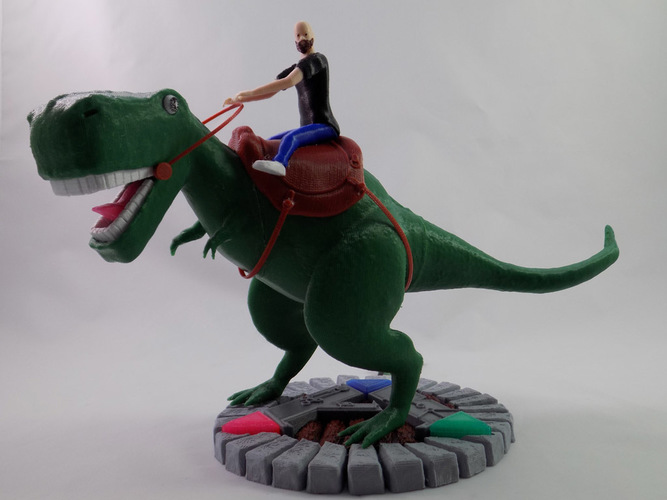 KING - My Awesome T-Rex Companion 3D Print 22896 KING - My Awesome T-Rex Companion 3D Print 22896