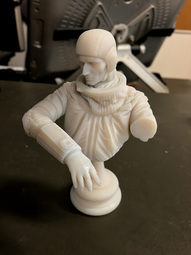 Astronaut Bust 3D Print 23003 Astronaut Bust 3D Print 23003