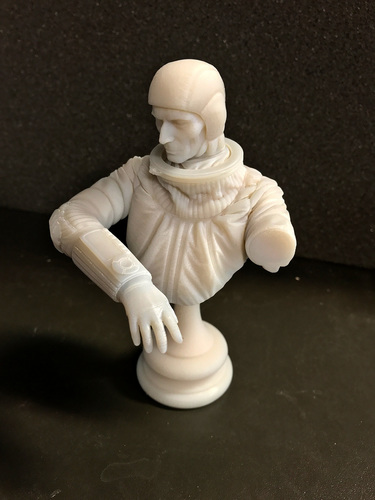 Astronaut Bust 3D Print 23005 Astronaut Bust 3D Print 23005