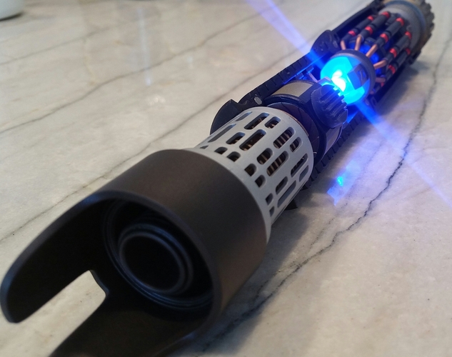 Custom Cutaway Saber Hilt 3D Print 23100 Custom Cutaway Saber Hilt 3D Print 23100