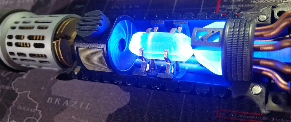 Custom Cutaway Saber Hilt 3D Print 23103 Custom Cutaway Saber Hilt 3D Print 23103