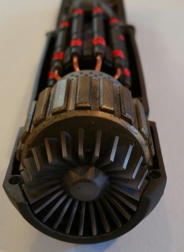 Custom Cutaway Saber Hilt 3D Print 23104 Custom Cutaway Saber Hilt 3D Print 23104