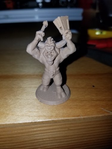 Minotaur Bard Mini 3D Print 23114 Minotaur Bard Mini 3D Print 23114