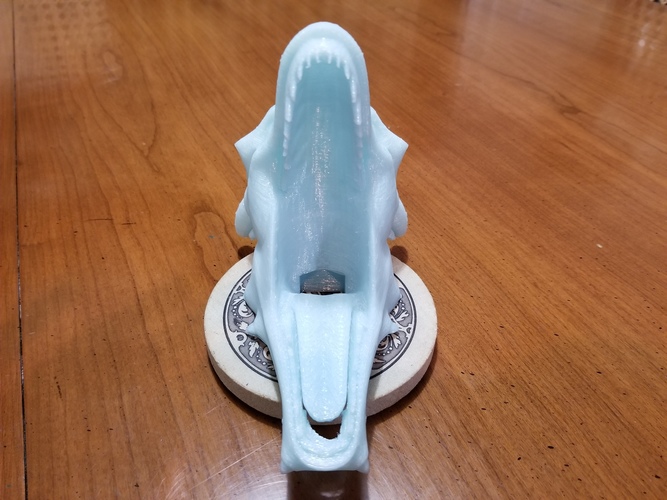 Dragon Head Doorbell Cover (GLOW IN THE DARK VERSION) 3D Print 23136 Dragon Head Doorbell Cover (GLOW IN THE DARK VERSION) 3D Print 23136