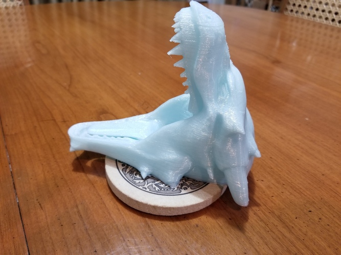Dragon Head Doorbell Cover (GLOW IN THE DARK VERSION) 3D Print 23137 Dragon Head Doorbell Cover (GLOW IN THE DARK VERSION) 3D Print 23137