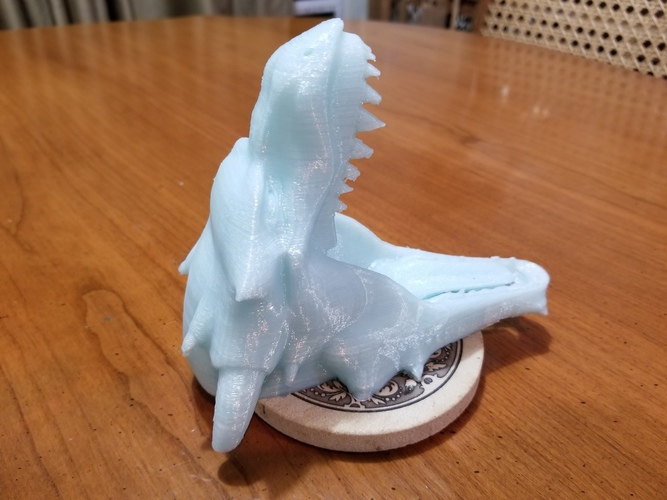 Dragon Head Doorbell Cover (GLOW IN THE DARK VERSION) 3D Print 23138 Dragon Head Doorbell Cover (GLOW IN THE DARK VERSION) 3D Print 23138