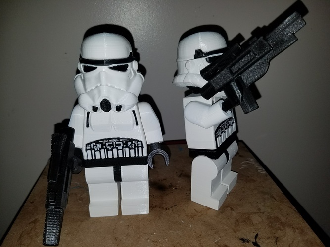 Lego Storm Trooper Blaster 3D Print 23224 Lego Storm Trooper Blaster 3D Print 23224