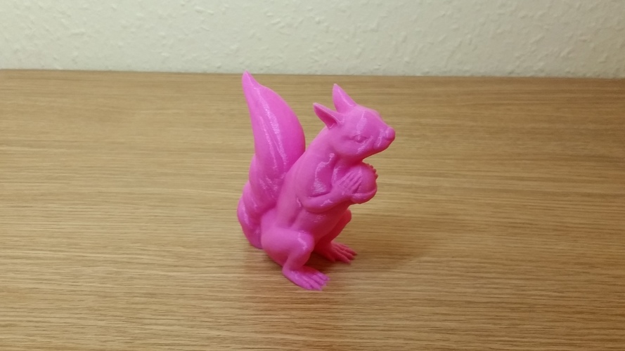 Squizzle! A No Supports Squirrel Sculpt 3D Print 23303 Squizzle! A No Supports Squirrel Sculpt 3D Print 23303