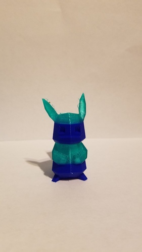 Low-Poly Pikachu - Multi and Dual Extrusion version 3D Print 23373 Low-Poly Pikachu - Multi and Dual Extrusion version 3D Print 23373