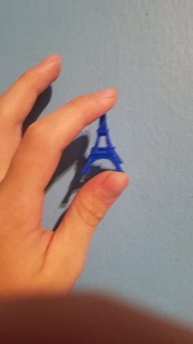 The Eiffel Tower Miniature 3D Print 23380 The Eiffel Tower Miniature 3D Print 23380