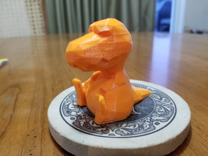 Low Poly T-rex 3D Print 23399 Low Poly T-rex 3D Print 23399