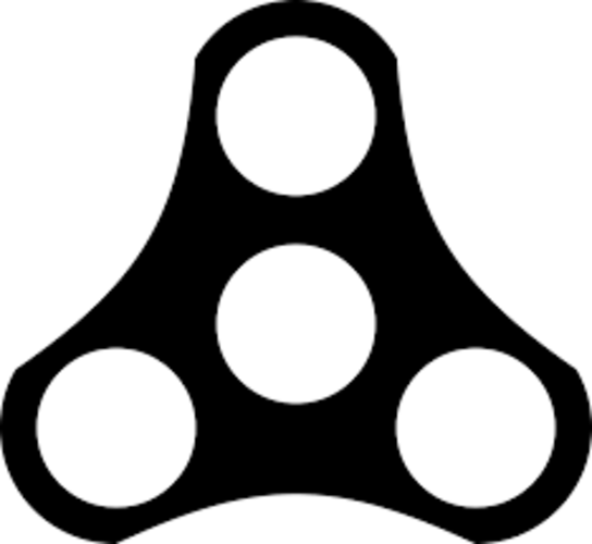 Fully 3D printed fidget spinner 3D Print 23405 Fully 3D printed fidget spinner 3D Print 23405