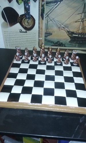 Spiral Chess Set (Large) 3D Print 23429 Spiral Chess Set (Large) 3D Print 23429