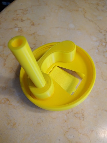 Airbrush Cleanning Pot 3D Print 23442 Airbrush Cleanning Pot 3D Print 23442