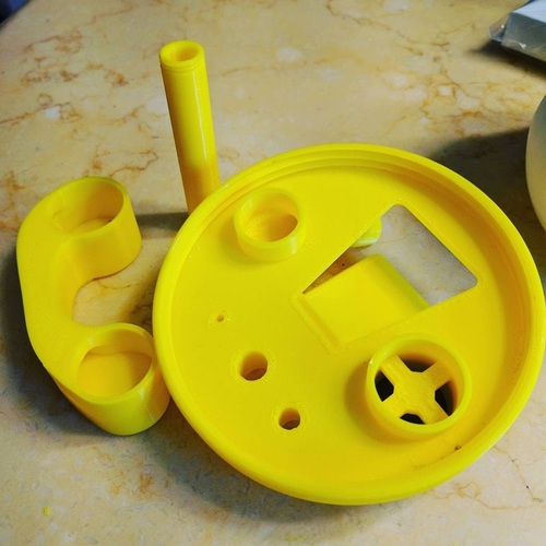 Airbrush Cleanning Pot 3D Print 23444 Airbrush Cleanning Pot 3D Print 23444