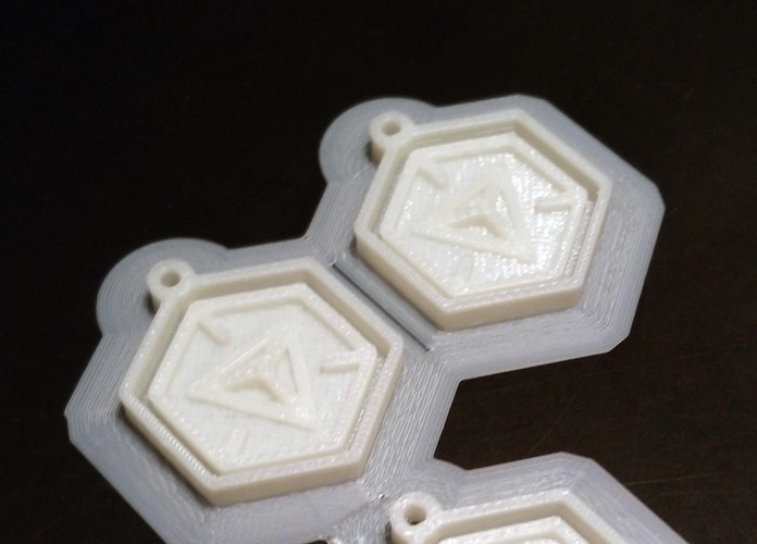 Ingress - Logo Keychain 3D Print 2345 Ingress - Logo Keychain 3D Print 2345