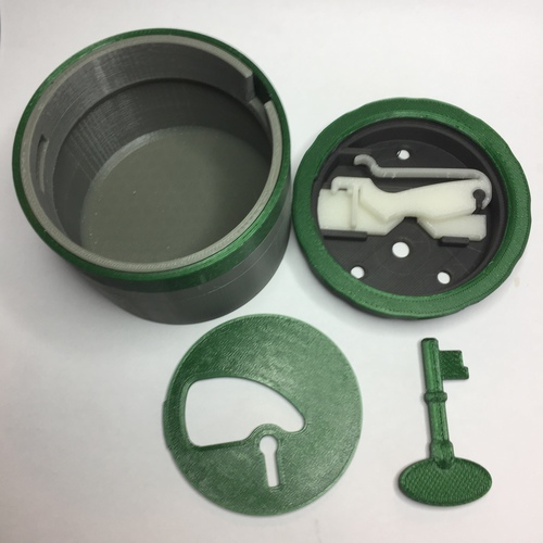 Lockable Container 3D Print 23470 Lockable Container 3D Print 23470
