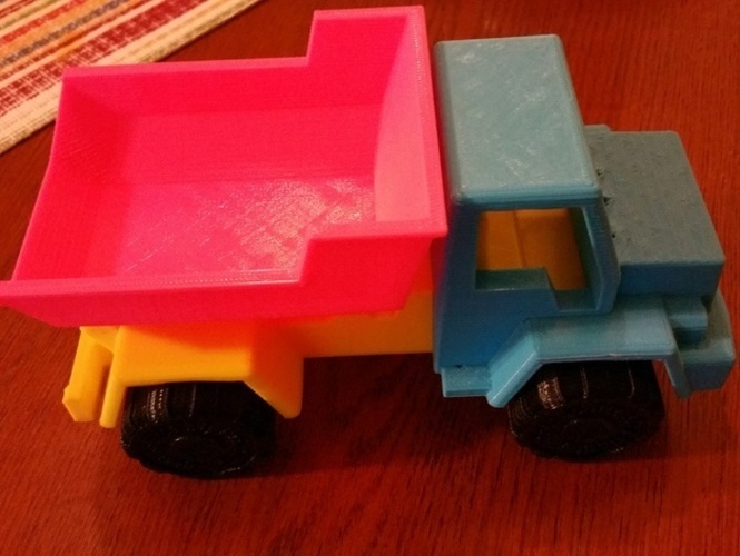 Toy Dump Truck 3D Print 2348 Toy Dump Truck 3D Print 2348