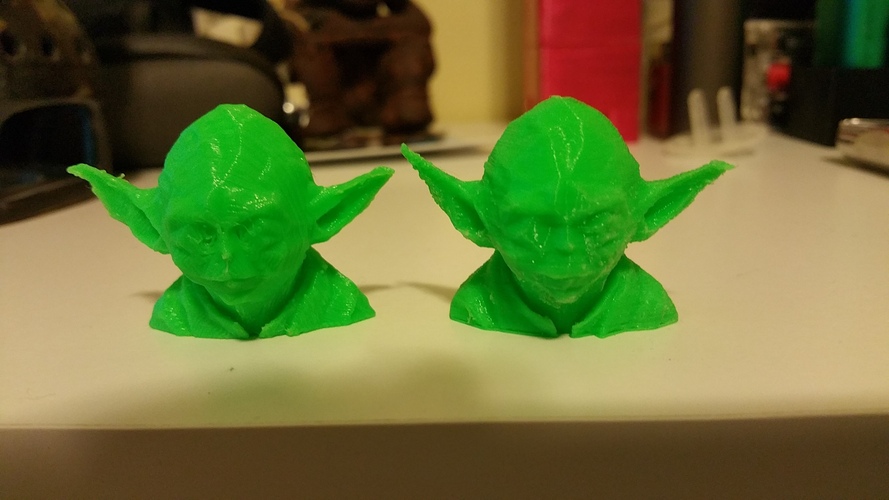 Low Poly Yoda 3D Print 2349 Low Poly Yoda 3D Print 2349