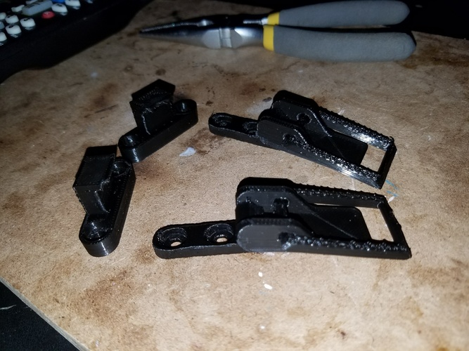 Pre-assembled Lever Latch for 3D Printer enclosure 3D Print 23528 Pre-assembled Lever Latch for 3D Printer enclosure 3D Print 23528