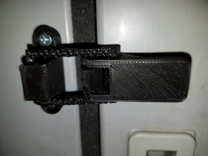 Pre-assembled Lever Latch for 3D Printer enclosure 3D Print 23529 Pre-assembled Lever Latch for 3D Printer enclosure 3D Print 23529