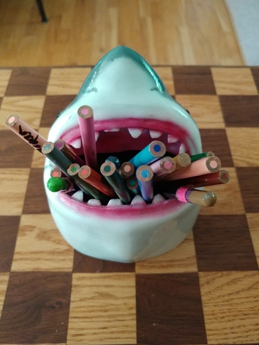 Jaws Phone Stand. 3D Print 23580 Jaws Phone Stand. 3D Print 23580