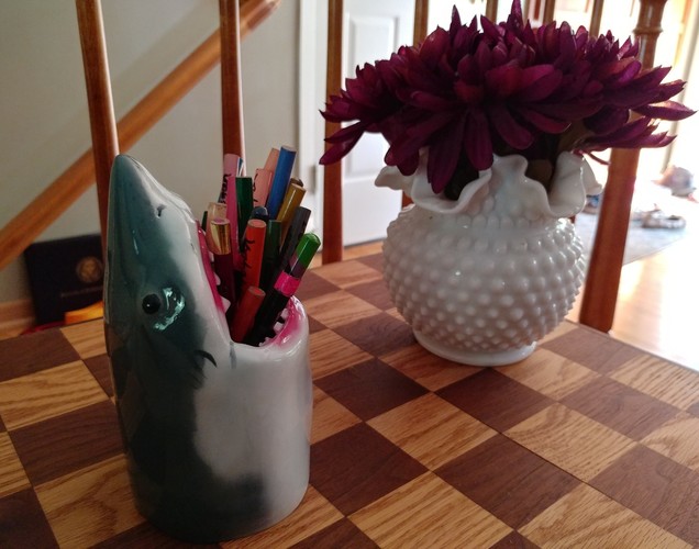 Jaws Phone Stand. 3D Print 23581 Jaws Phone Stand. 3D Print 23581