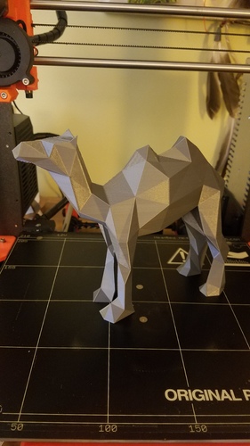 Low-Poly Camel 3D Print 23600 Low-Poly Camel 3D Print 23600