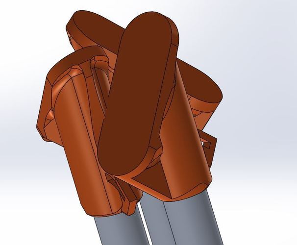 REI Camping Chair improved foot design 3D Print 23643 REI Camping Chair improved foot design 3D Print 23643