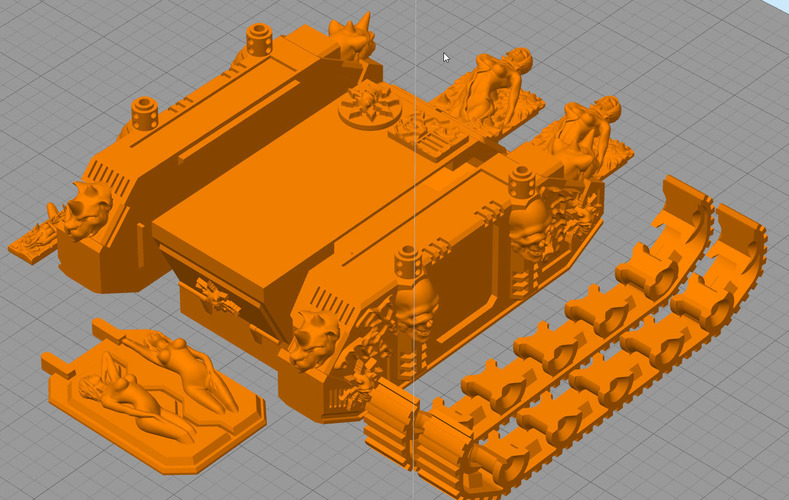 Warhammer Tank 3D Print 23671 Warhammer Tank 3D Print 23671