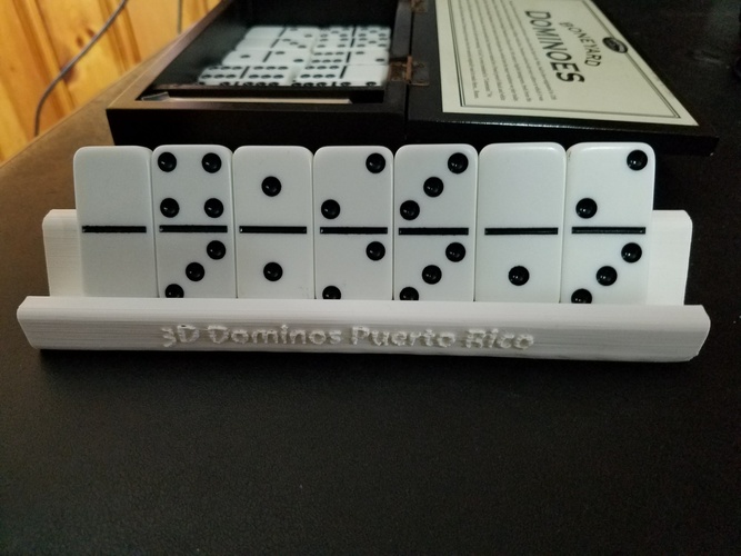 Domino Stand - Puerto Rico 3D Print 23688 Domino Stand - Puerto Rico 3D Print 23688