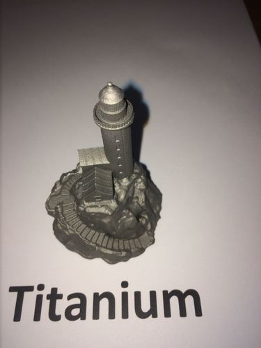 Lighthouse on a rock. 3D Print 23694 Lighthouse on a rock. 3D Print 23694