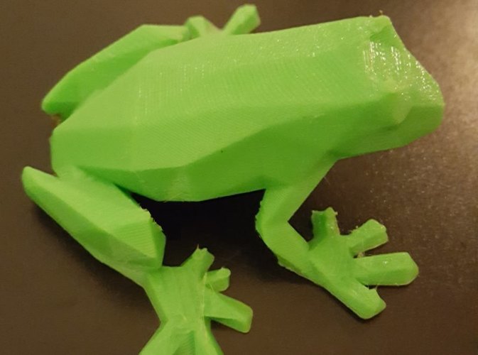 Low-Poly Frog 3D Print 23791 Low-Poly Frog 3D Print 23791
