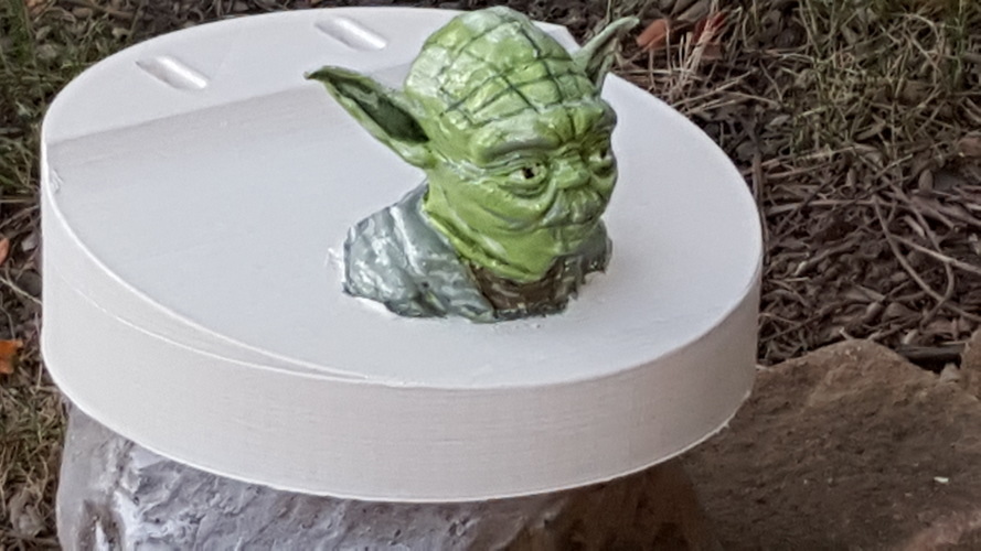 Yoda - Star Wars Headphone Stand 3D Print 23797 Yoda - Star Wars Headphone Stand 3D Print 23797
