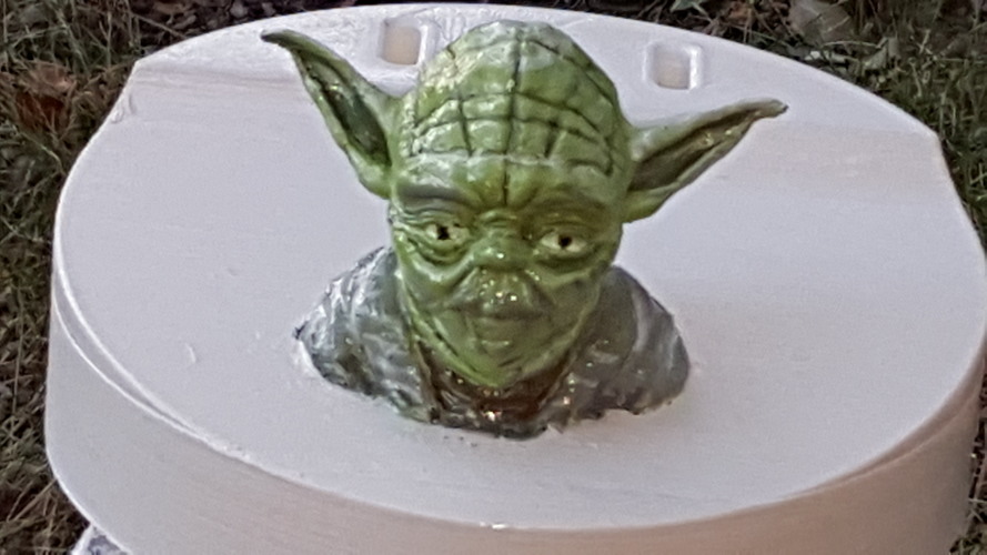 Yoda - Star Wars Headphone Stand 3D Print 23798 Yoda - Star Wars Headphone Stand 3D Print 23798
