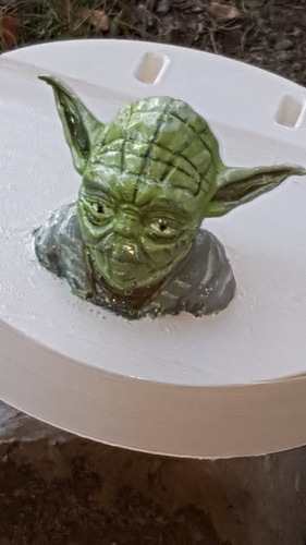 Yoda - Star Wars Headphone Stand 3D Print 23799 Yoda - Star Wars Headphone Stand 3D Print 23799