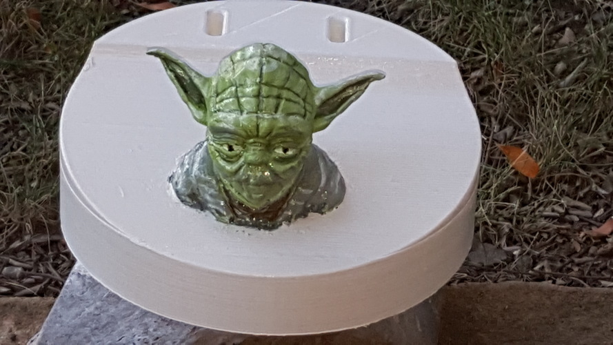 Yoda - Star Wars Headphone Stand 3D Print 23800 Yoda - Star Wars Headphone Stand 3D Print 23800