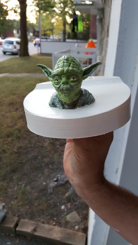 Yoda - Star Wars Headphone Stand 3D Print 23808 Yoda - Star Wars Headphone Stand 3D Print 23808