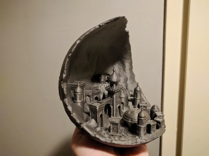 Moon city 3D Print 23818 Moon city 3D Print 23818