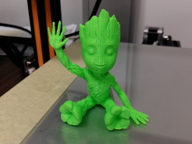 baby groot sitting waving 3D Print 24038 baby groot sitting waving 3D Print 24038