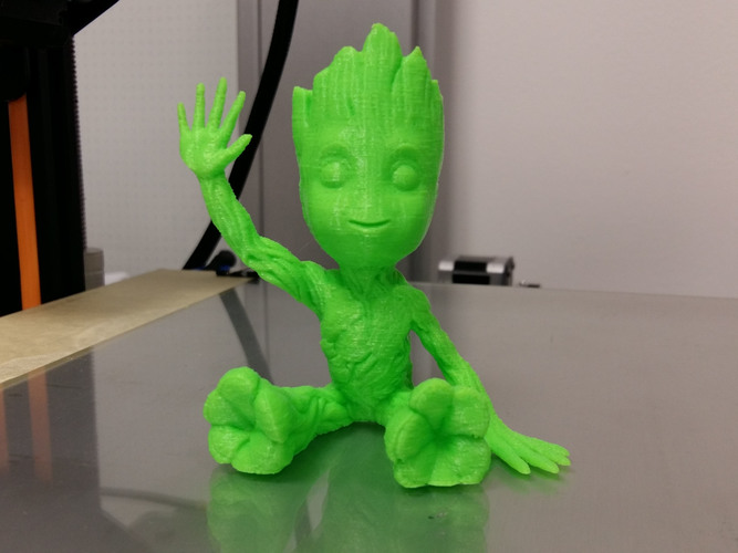 baby groot sitting waving 3D Print 24039 baby groot sitting waving 3D Print 24039