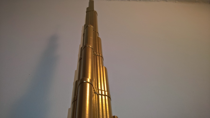 BURJ KHALIFA (706mm) 3D Print 24182 BURJ KHALIFA (706mm) 3D Print 24182