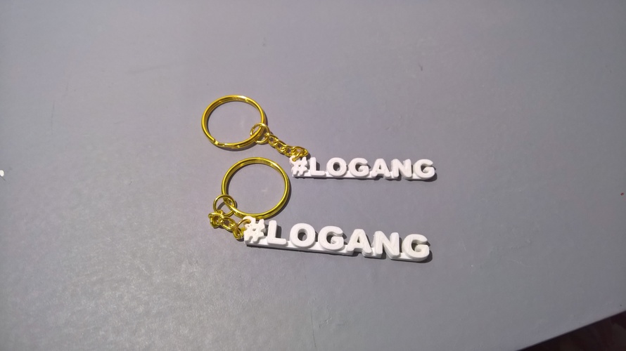 Maverick and #logang keychain 3D Print 24207 Maverick and #logang keychain 3D Print 24207