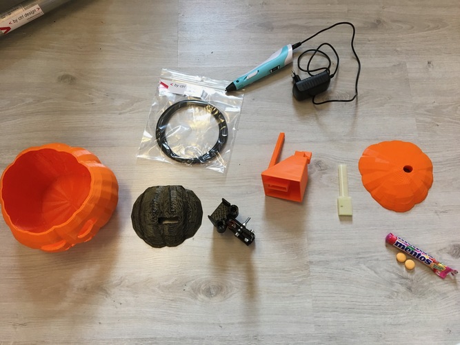 Candy Pumpkin 3D Print 24269 Candy Pumpkin 3D Print 24269