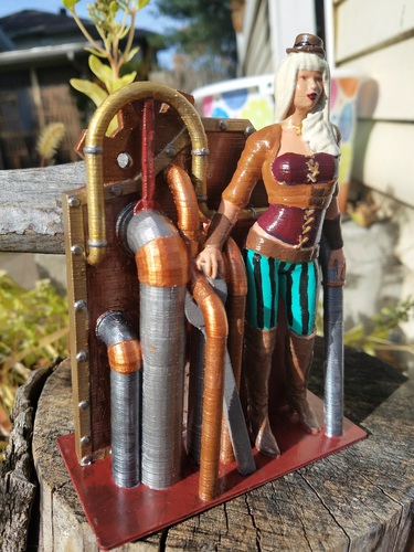 Steampunk Lady : Lenora 3D Print 24277 Steampunk Lady : Lenora 3D Print 24277