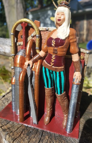 Steampunk Lady : Lenora 3D Print 24283 Steampunk Lady : Lenora 3D Print 24283