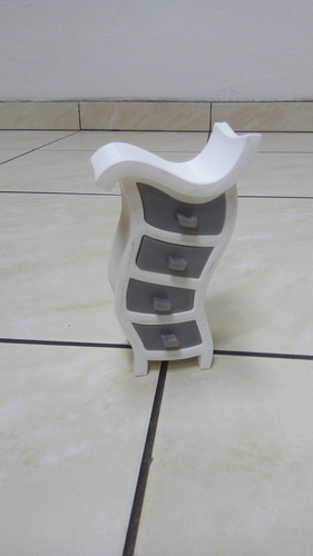 Wonkey Chest of Drawers 3D Print 24298 Wonkey Chest of Drawers 3D Print 24298